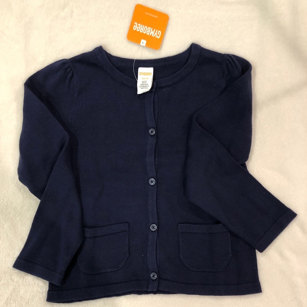 New Gymboree Navy Blue Girls Cardigan | Size 5-6